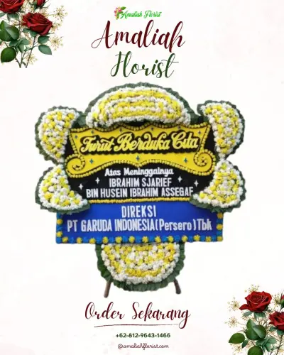 Papan Bunga Duka di Margokaton
