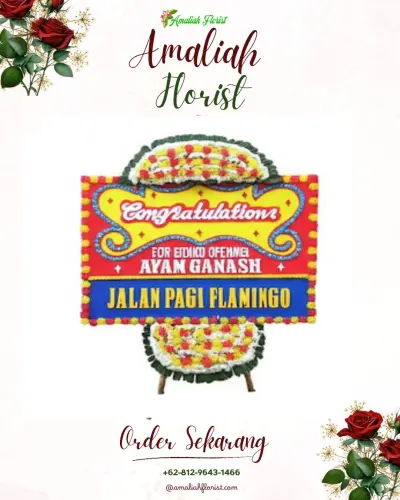 Bunga Papan Congratulation di Margokaton